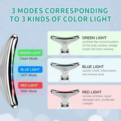 WDS ES-1081 Intense Pulsed Light Wrinkles Reducing Instrument (ESX) Anti Ageing & Reduces Puffiness|Face Massager For Fine Line & Wrinkles (Multi) Massager (Multicolor)