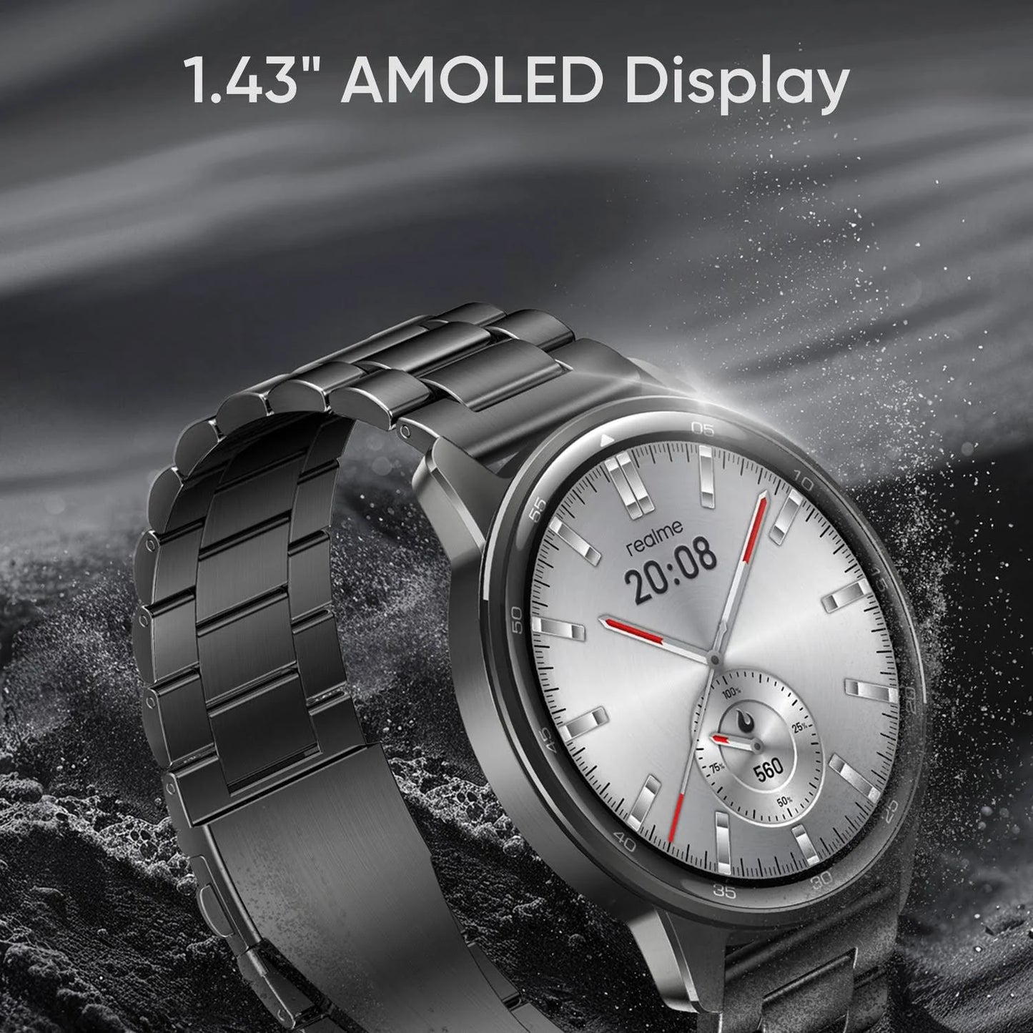 Realme Watch S2, 1.43" AMOLED Display, Super AI Engine & upto 20 days battery Smartwatch
