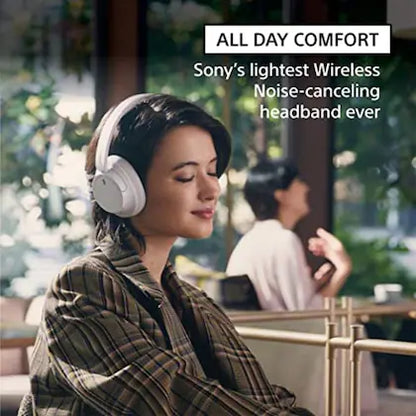 Sony WH-CH720N, Wireless Over-Ear Active Noise Cancellation Headphones with Mic, up to 50 Hours Playtime, Multi-Point Connection, App Support, AUX & Voice Assistant Support for Mobile Phones (White)