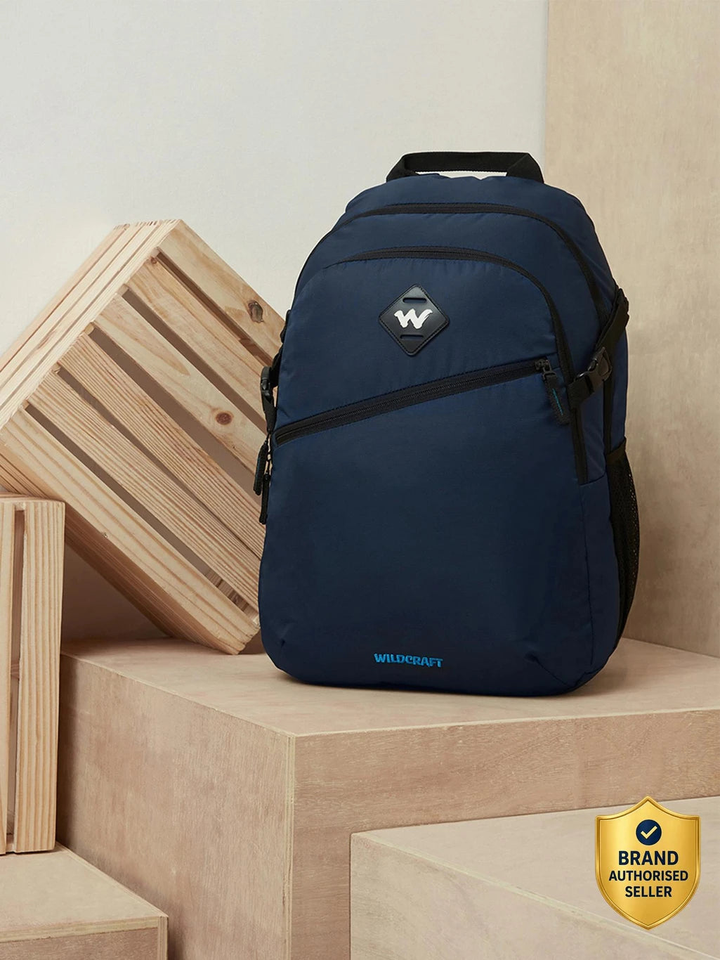 Wildcraft Medium 30 L Laptop Backpack Faber (Blue)