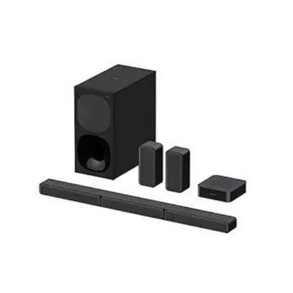 Sony HT-S40R Real 5.1ch Dolby Audio Soundbar for TV with Subwoofer & Wireless Rear Speakers, 5.1ch Home Theatre System (600W, Bluetooth & USB Connectivity, HDMI & Optical Connectivity, Sound Mode)