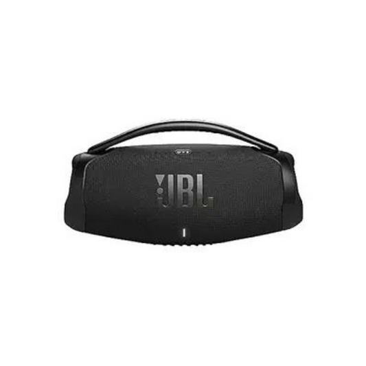 JBL Boombox 3 Wi-Fi, Wireless Portable Bluetooth Speaker, 24H Playtime, Deepest Bass, Built-in Powerbank, Wi-Fi with AirPlay, Alexa Multi-Room, Chromecast Built-in™, PartyBoost, IP67, App (Black)