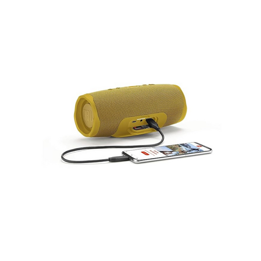 JBL Charge 4 Powerful Portable Speaker with Built-in Power Bank (Yellow)