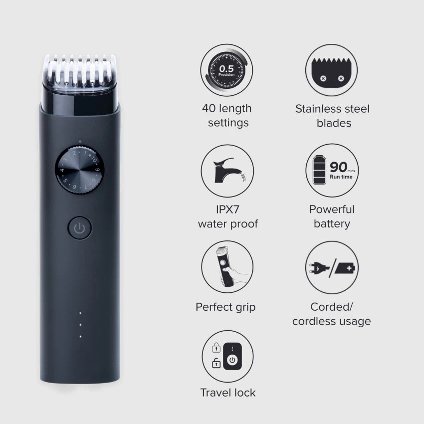 Mi XXQ01HM Trimmer 90 min Runtime 40 Length Settings  (Black)