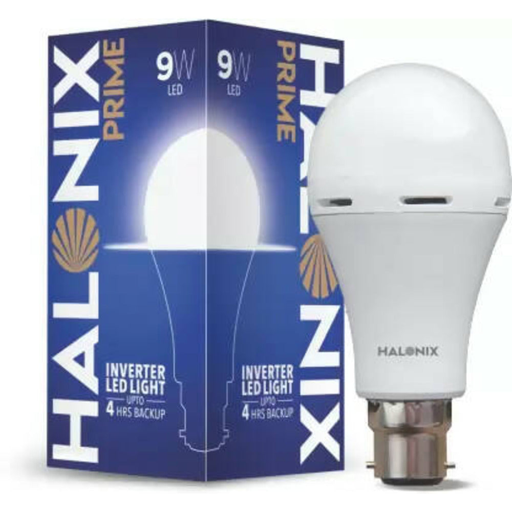 HALONIX LED PRIME INVERTER 9W B22 4 hrs Bulb Emergency Light