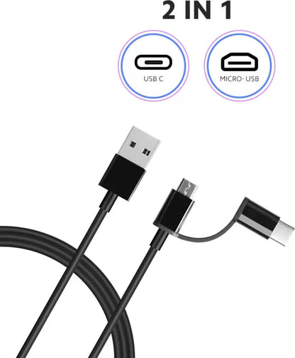 Mi USB Type C Cable 2.4 A 1 m SJX02ZM 2 in 1