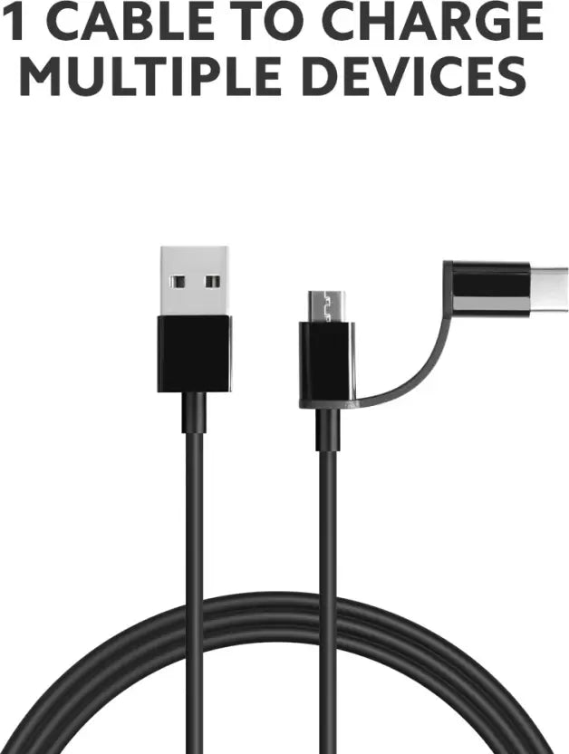 Mi USB Type C Cable 2.4 A 1 m SJX02ZM 2 in 1